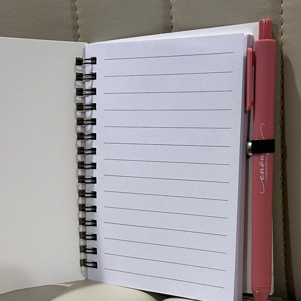 Bible Verse Notebook Trio & Pens Enough Corinthians Strong Philip. Created Genes